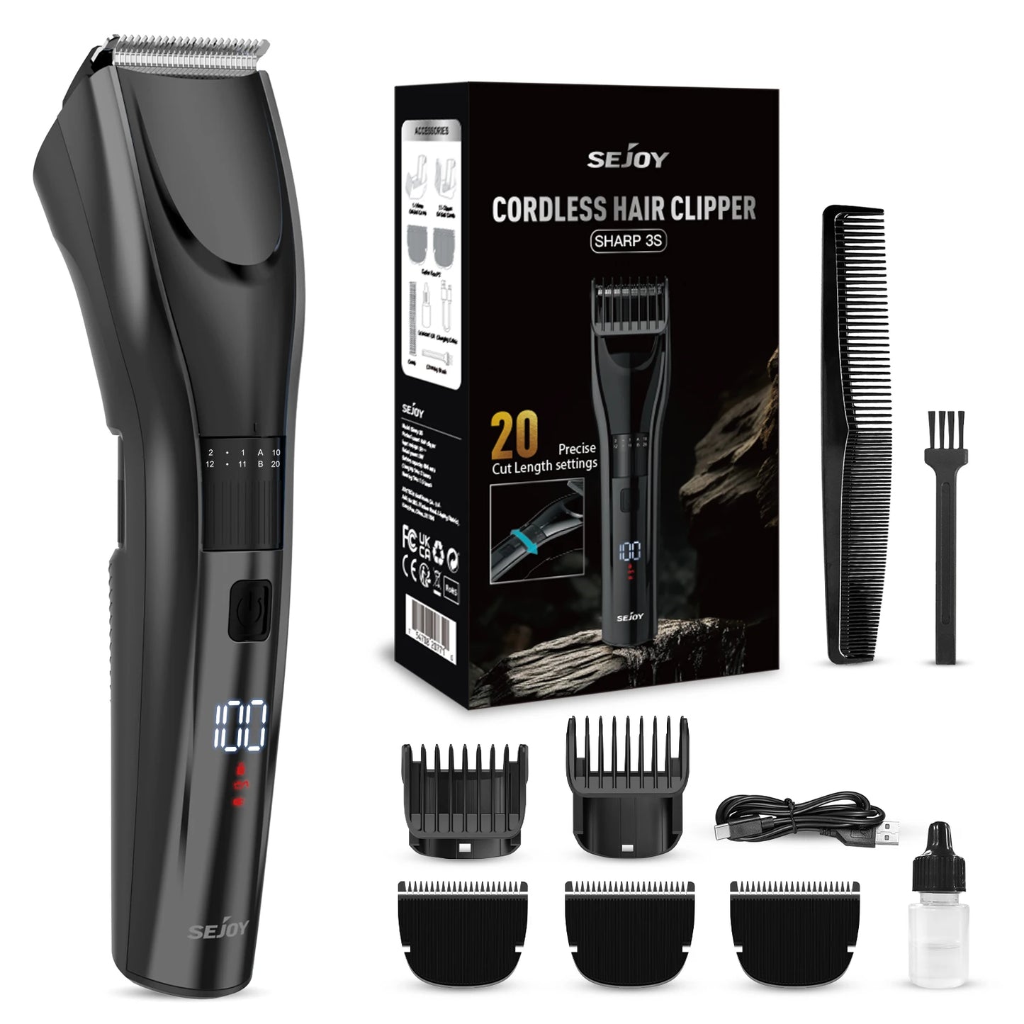 Hair Trimmer Electric for Men Women rechargeable
