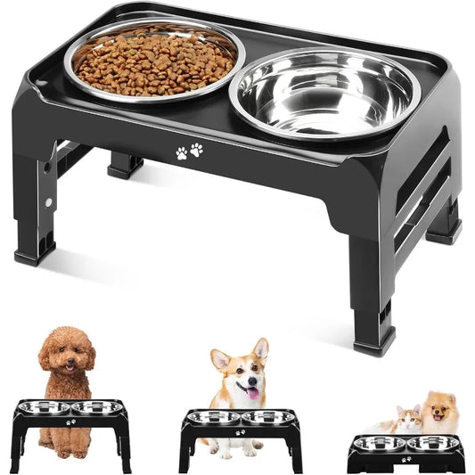 Dog Bowls Adjustable
