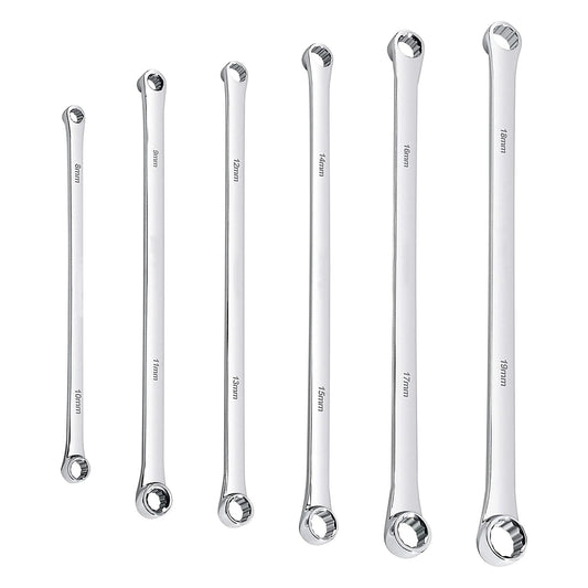 Extra Long Box End Wrench Set, Metric