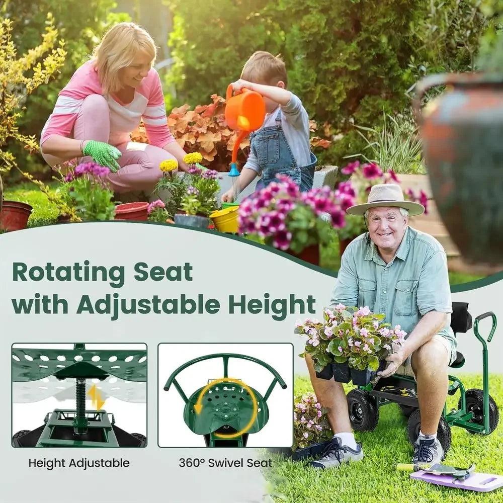 Rolling Garden Seat