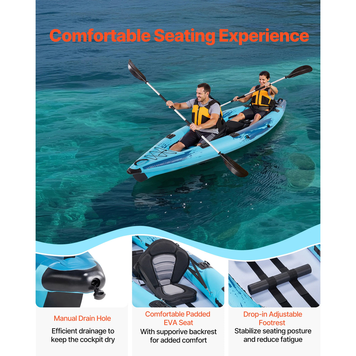 Inflatable Kayak 2-Person