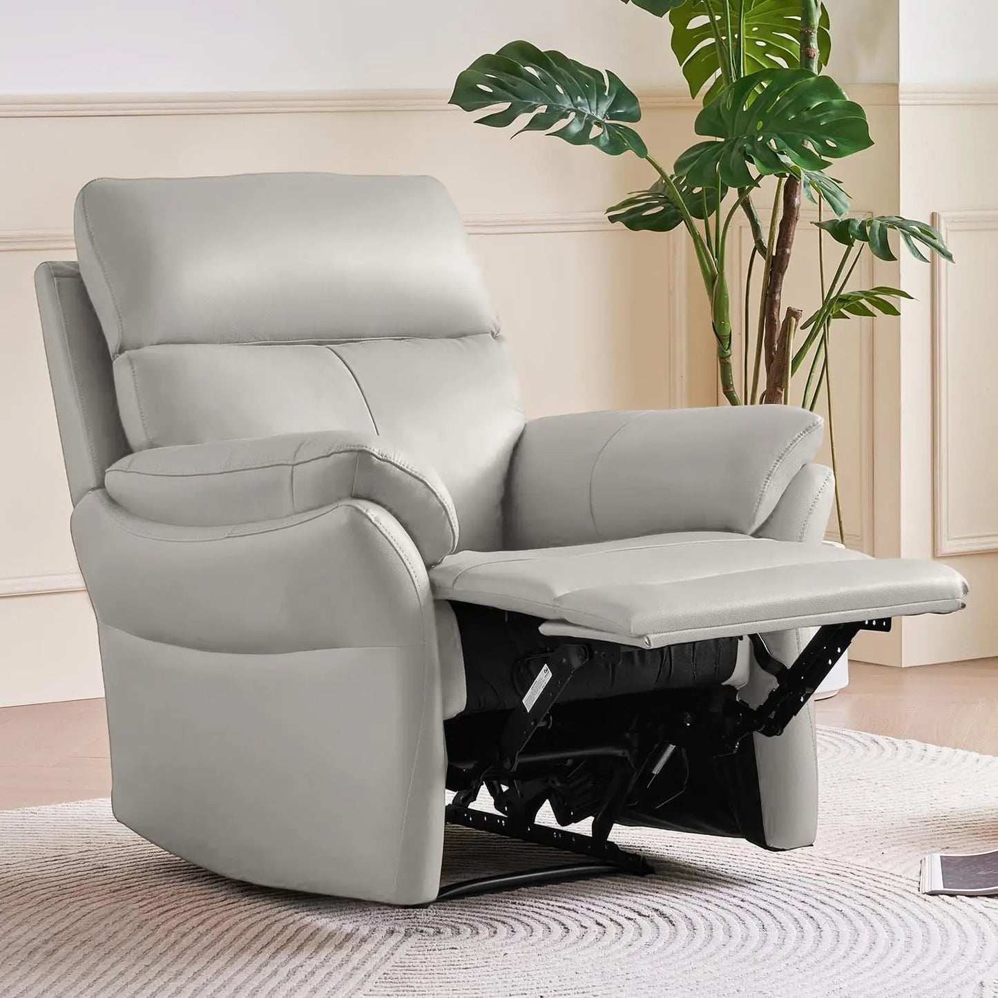 Genuine Leather Recliner Chair