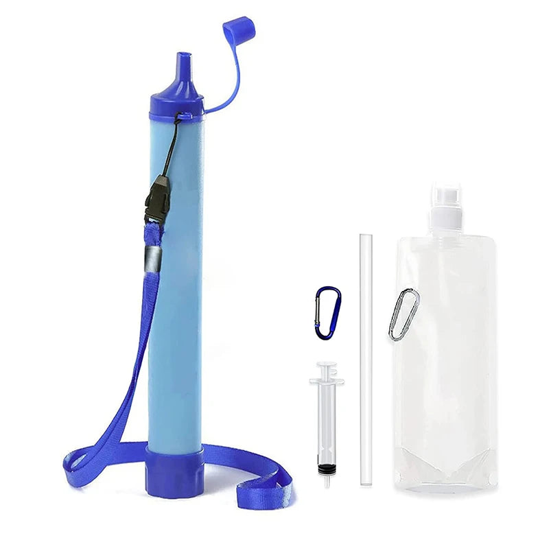 1pcs Personal Straw Water Filtration System