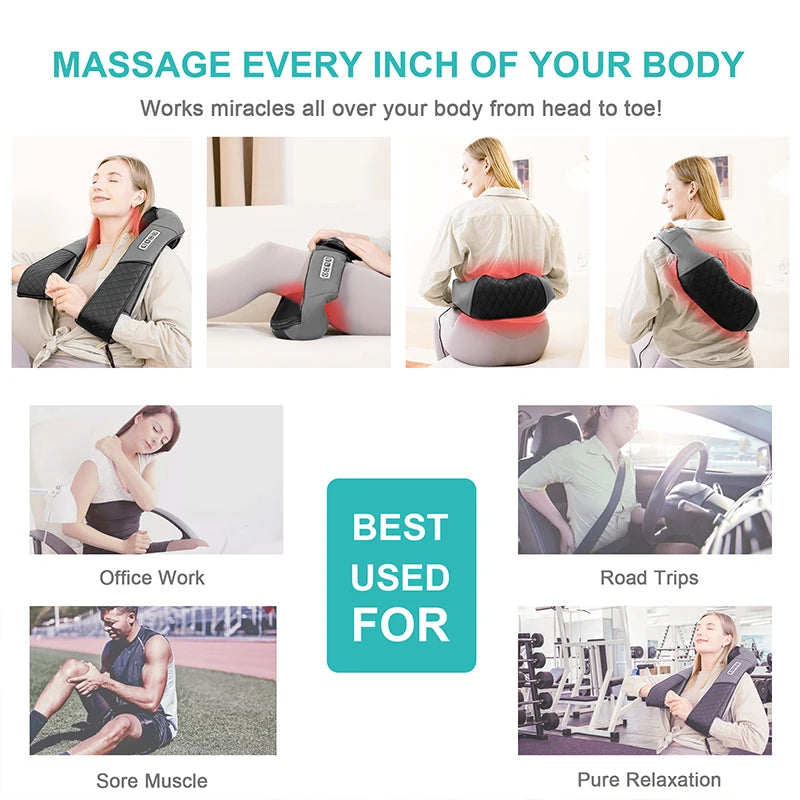 Electric Neck Kneading Massage Pillow