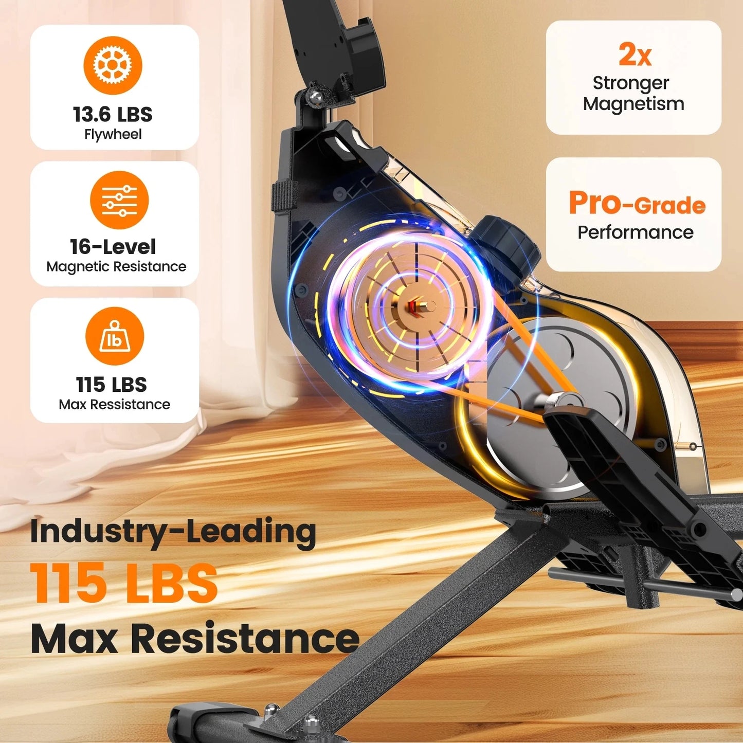 Magnetic Rowing Machine