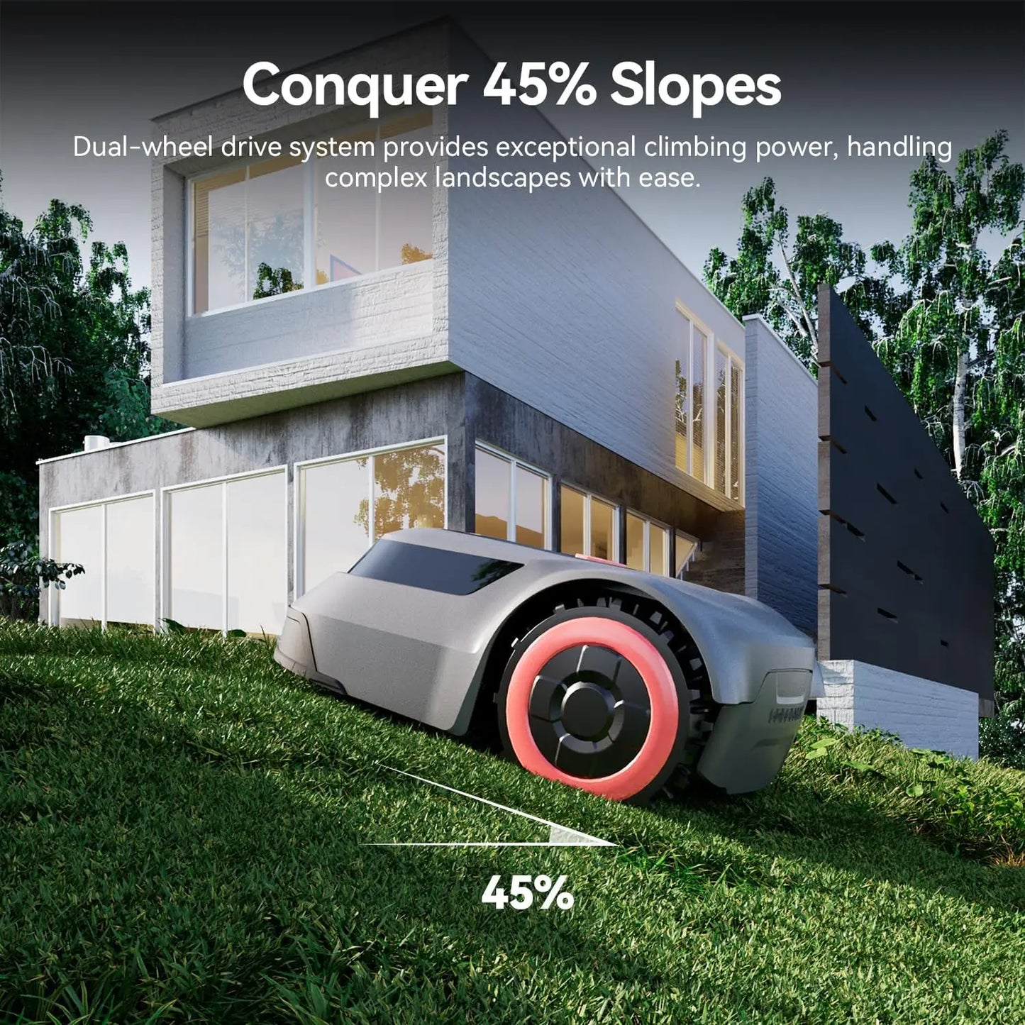 Robotic Lawn Mower for 0.25 Acre