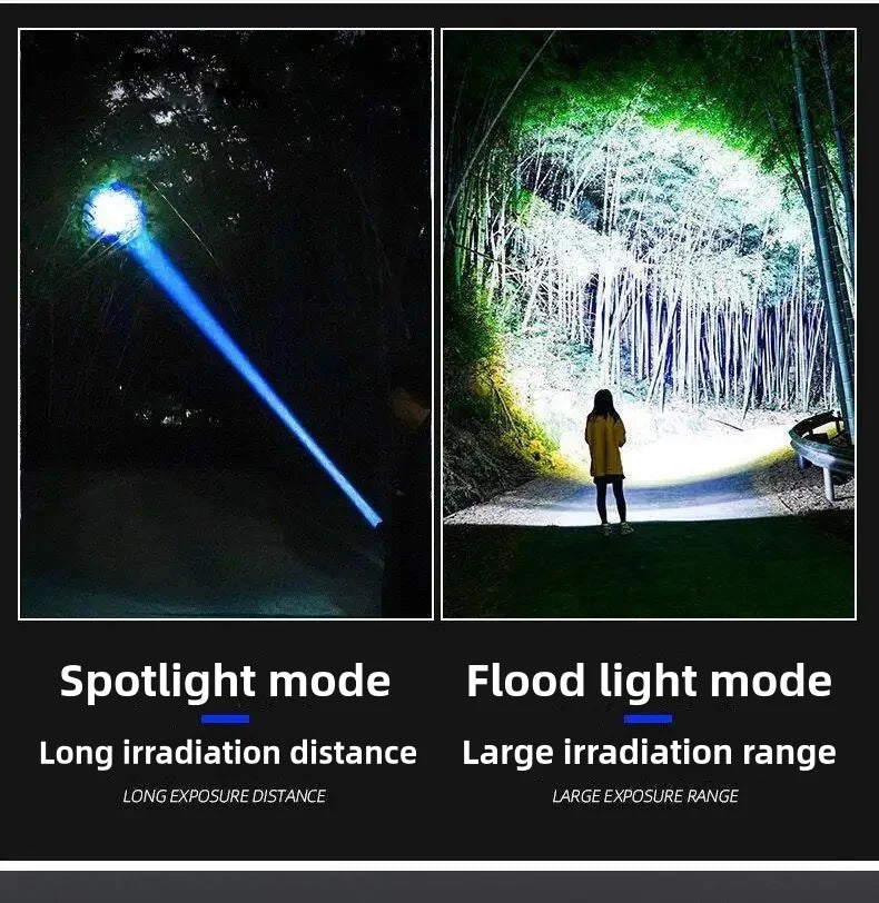 10000W Built-in Battery Flash Light