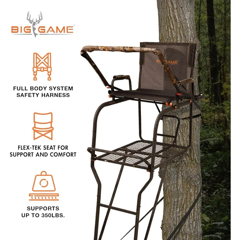 1-Person  Adjustable Climbing Treestand