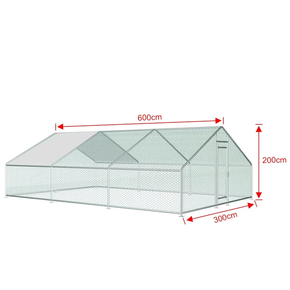 Large Metal Chicken Coop