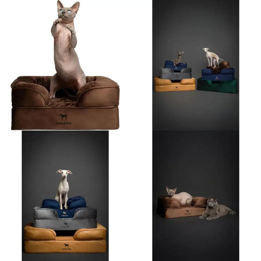 Orthopedic Pet Bed, 20x15x8 Inches, Cooling Gel