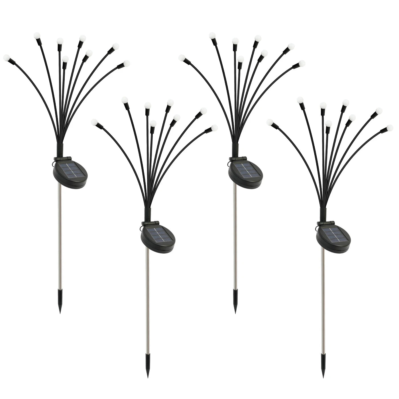 8-Head Solar Firefly Lights LED