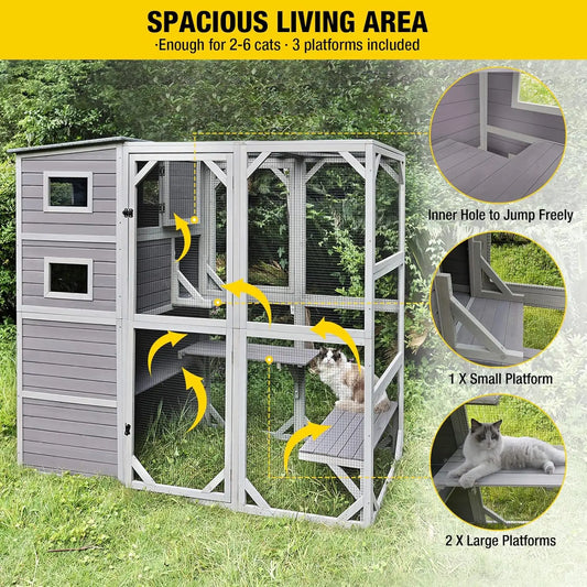 Catio 4 Tiers Cat Enclosures