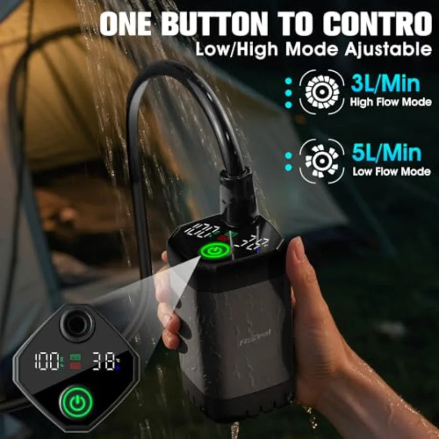 Shower For Camping With 2000W Auto-Off Heater