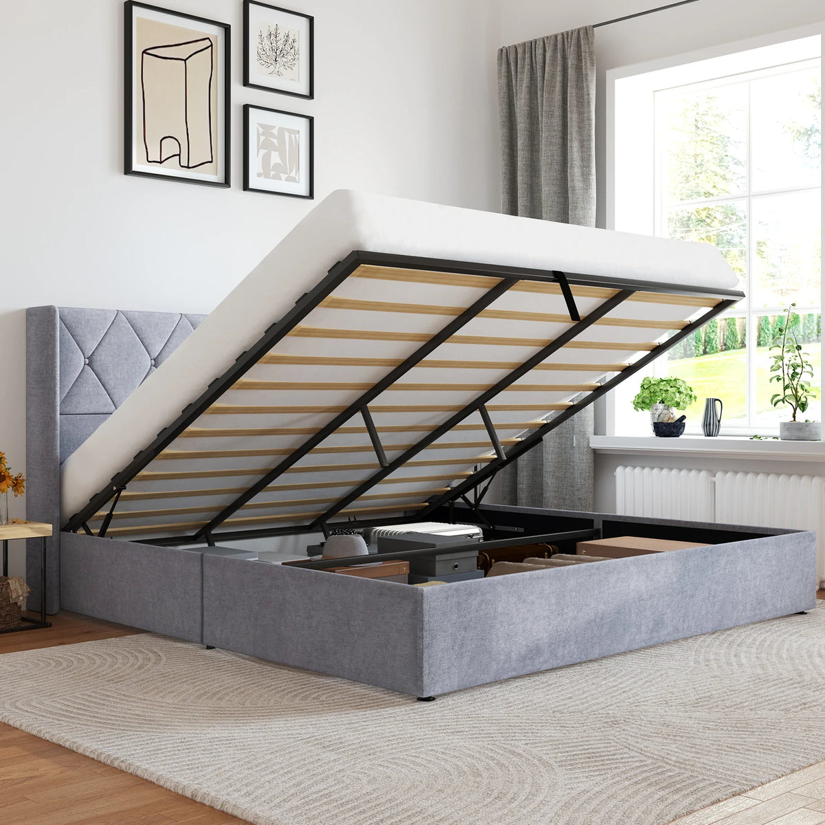 Lift Up Storage Bed