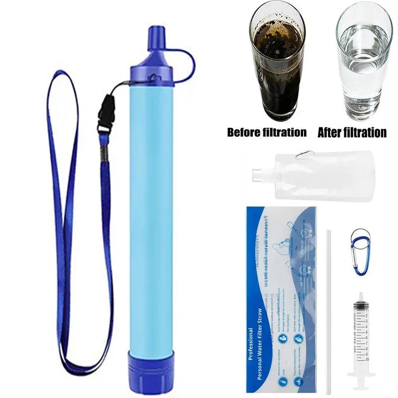 Personal Straw Water Filtration System