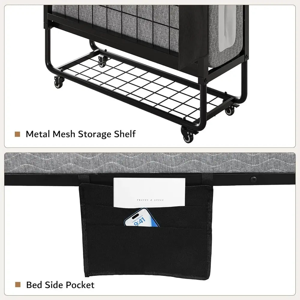 Twin Size Folding Bed with Mattress