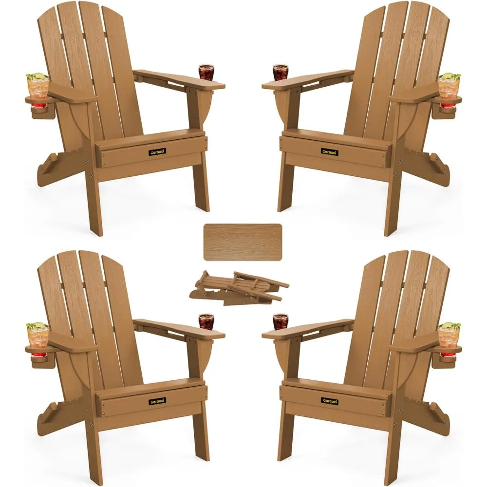 Folding Adirondack Chair Set of 4