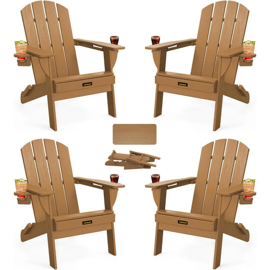 Folding Adirondack Chair Set of 4