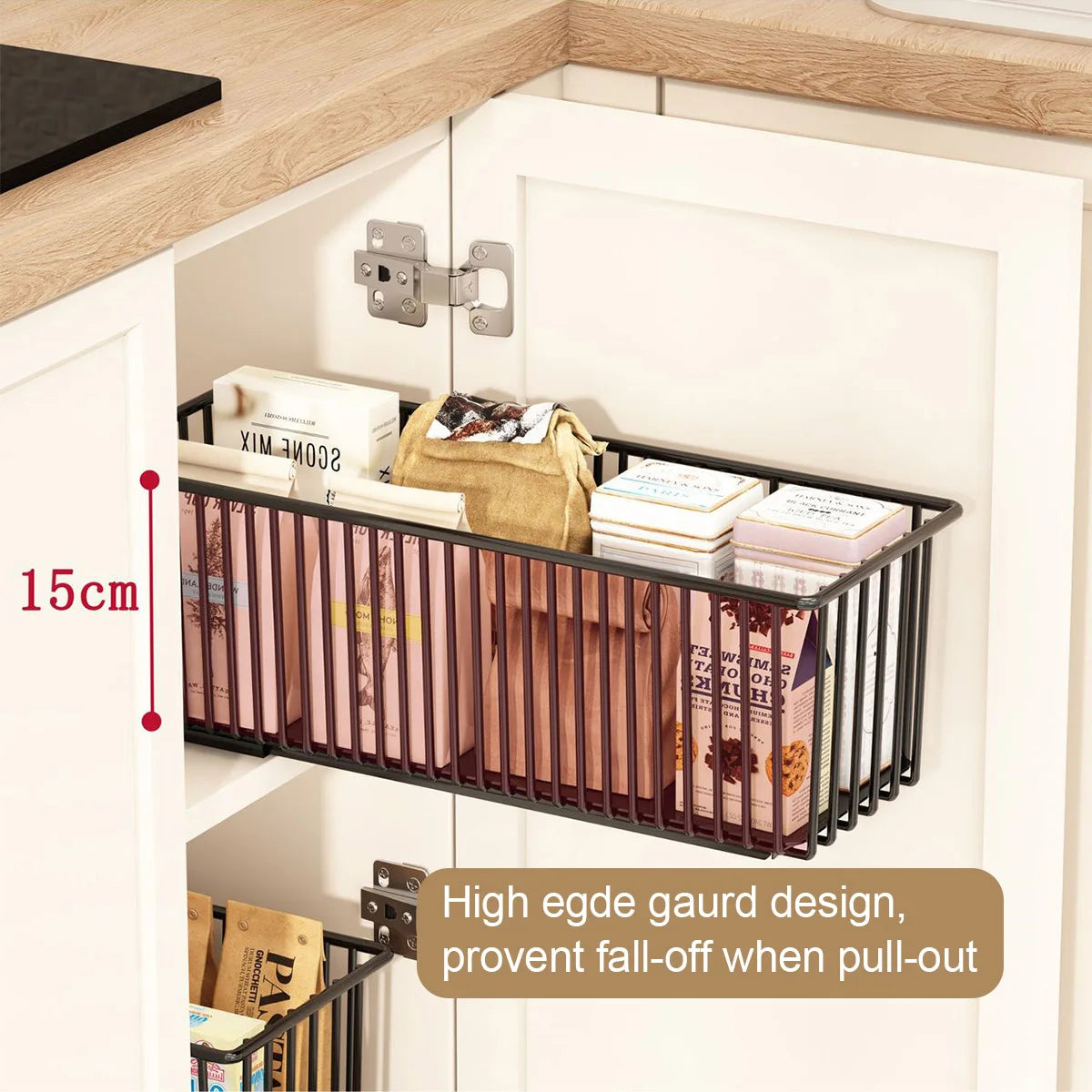 Pull Out Cabinet Organizer, 2 Pack