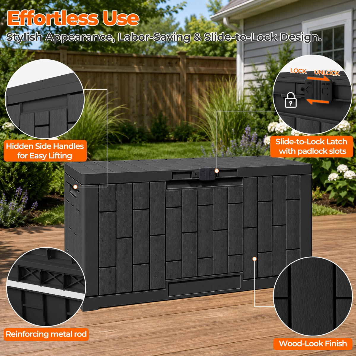 60 Gallon Outdoor Storage Box