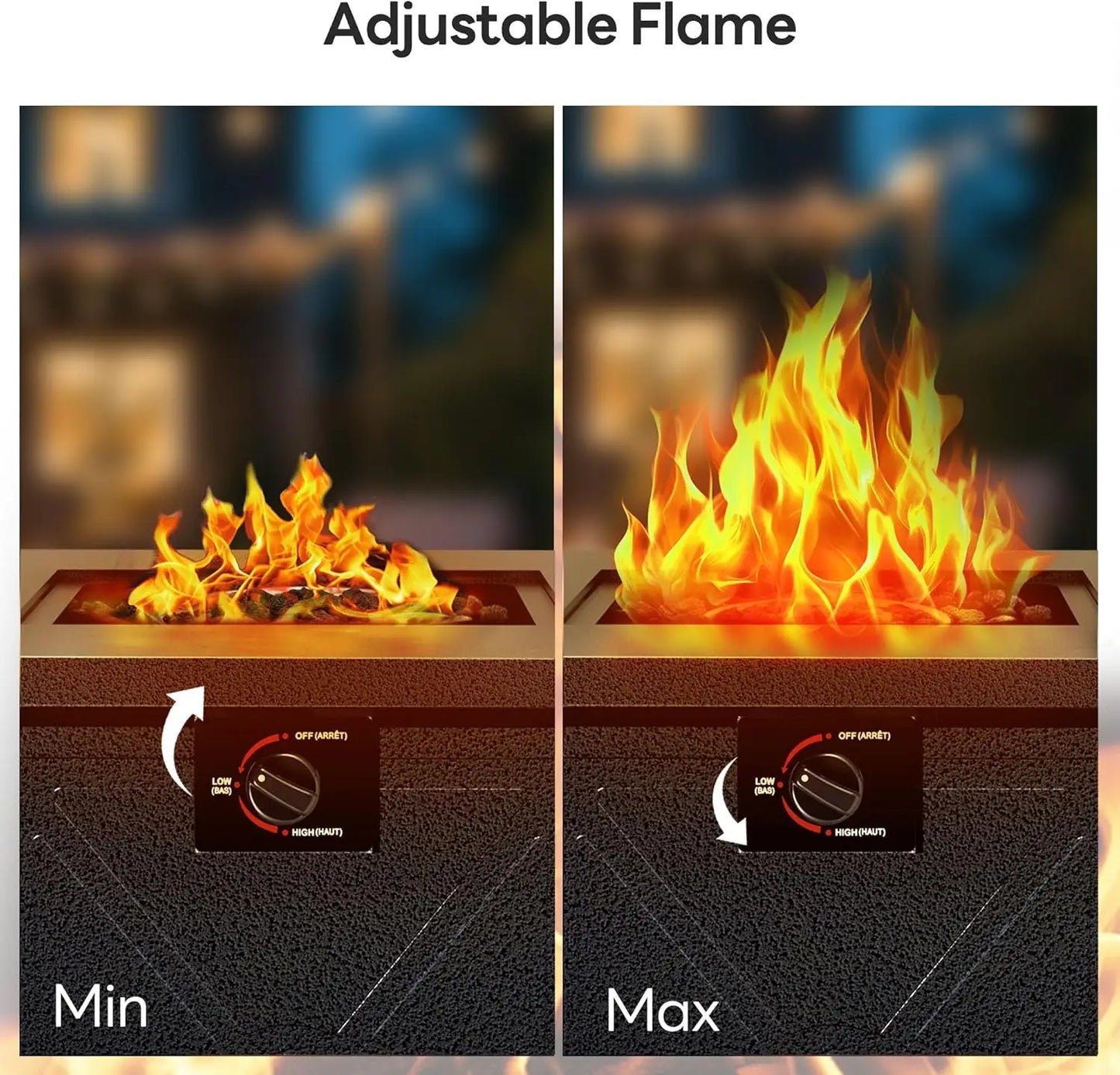 50000 BTU Propane Fire Pit