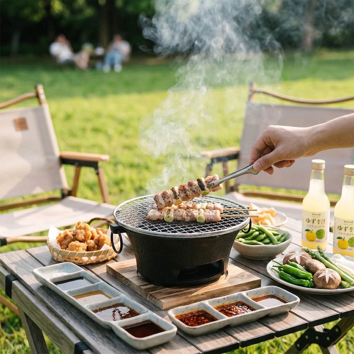Cast Iron Round Grill