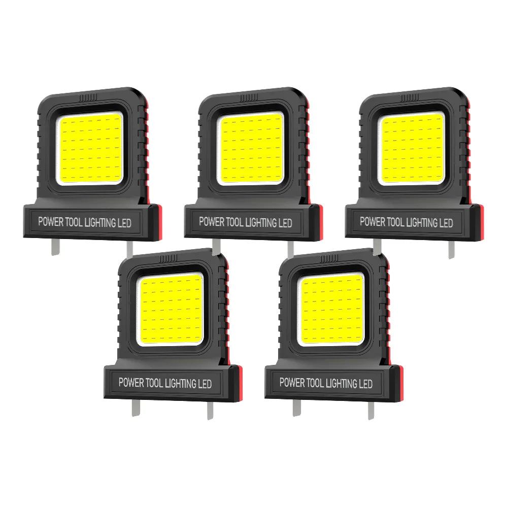 LED Work Light for Makita,Milwaukee,Dewalt,Bosch ,20V-21V Li-ion Battery