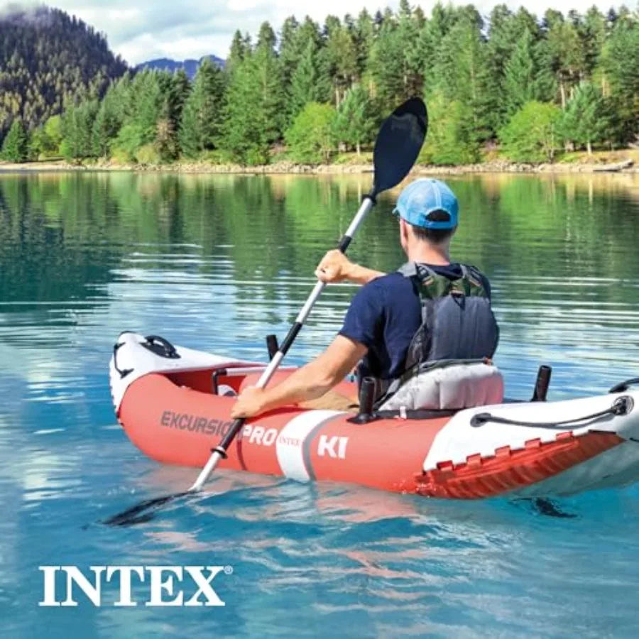 86in SuperTough PVC Kayak with Paddles High-Output Pump
