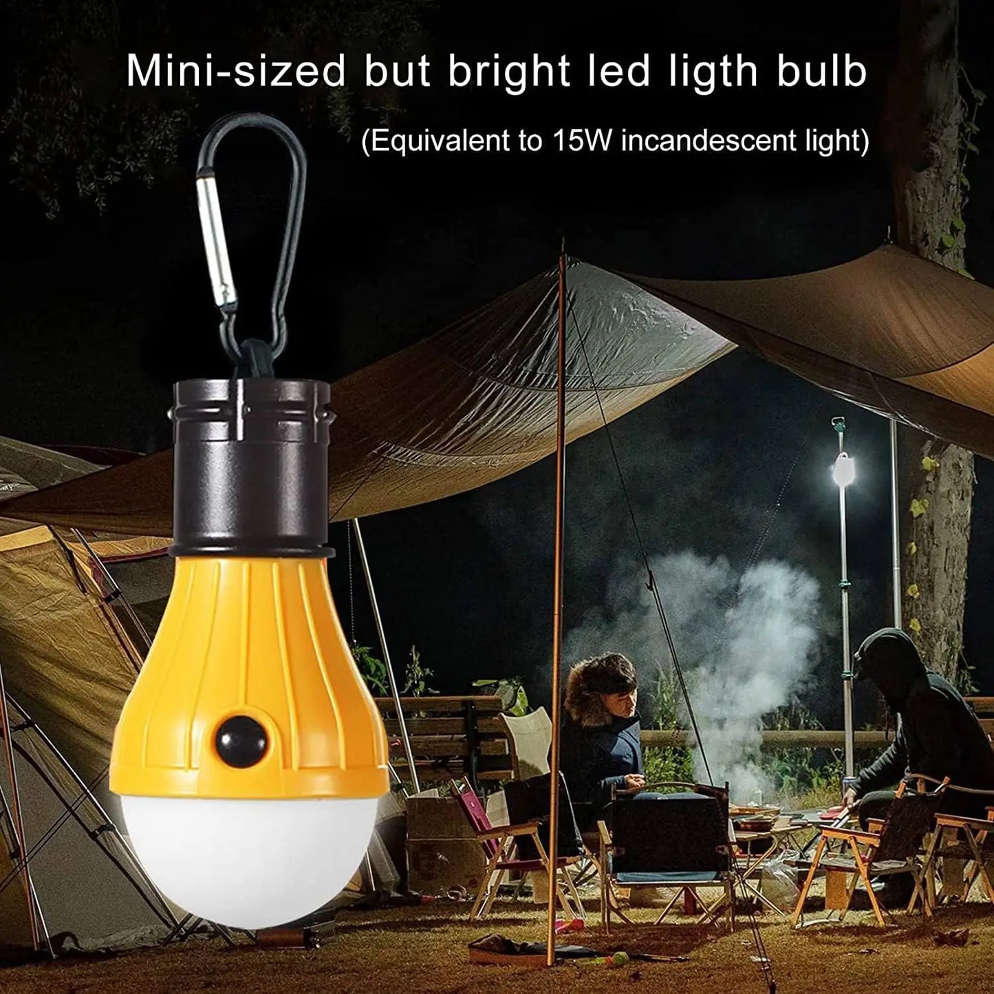 LED Camping Lantern with Clip Hook