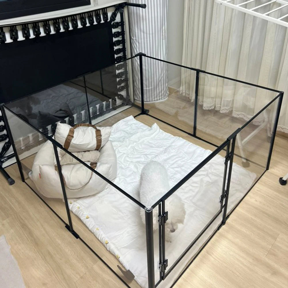 Large Acrylic Dog Playpen Enclosure