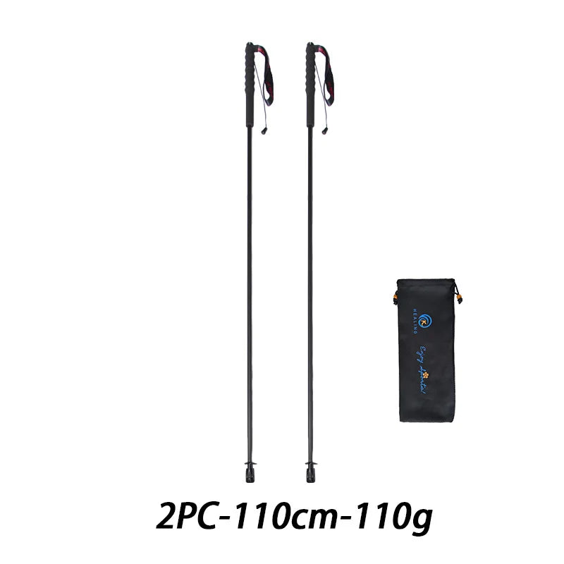 110g Ultra-Light Foldable Carbon Fiber Trekking Poles