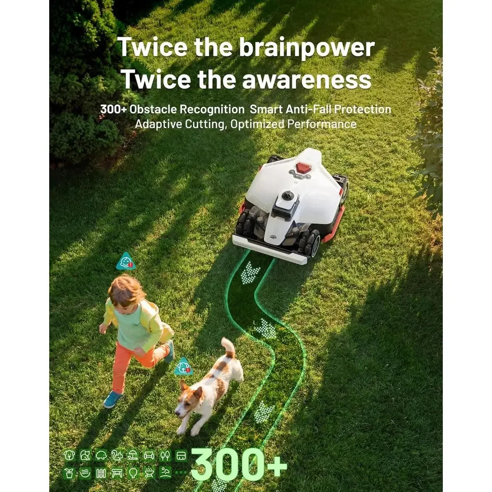 AWD Robot Lawn Mower with Garage (Ship Separately)
