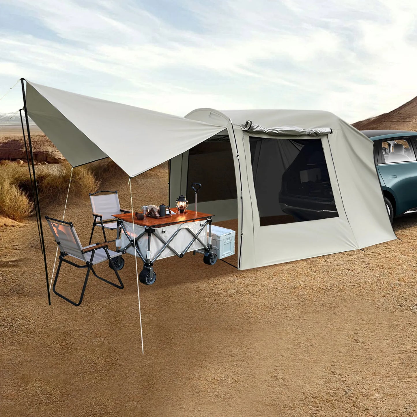 Car Camping Tent SUV Tailgate Awning