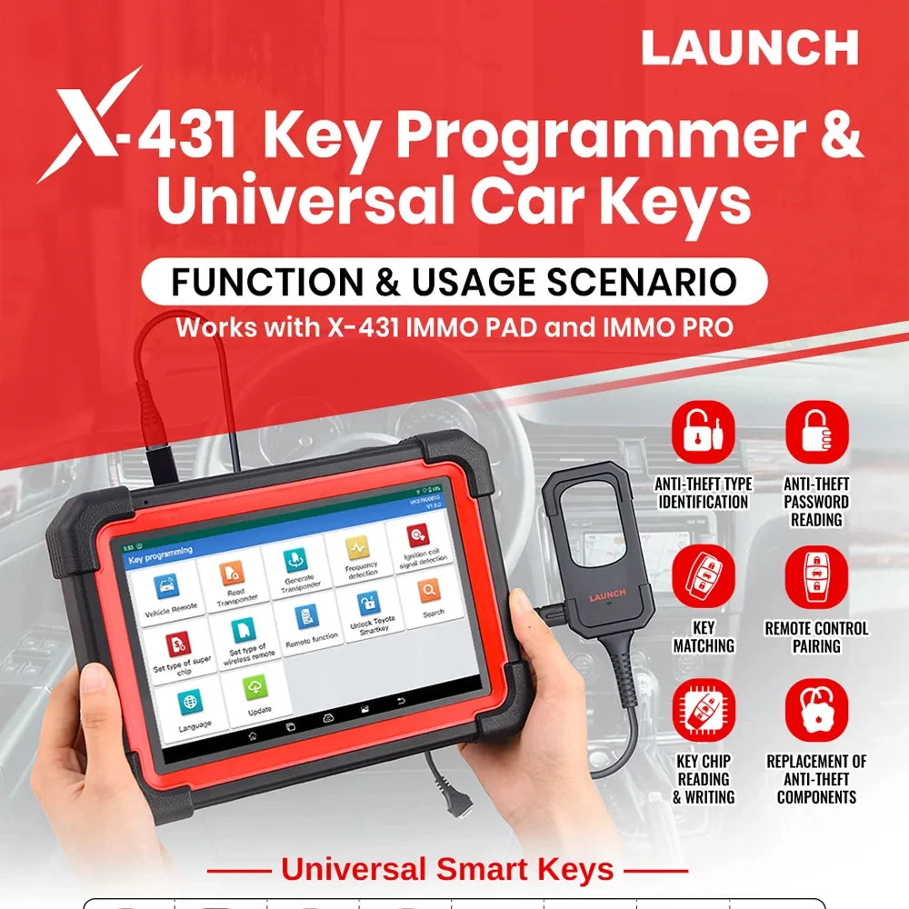 Key Programmer 4 Keys Set IMMO