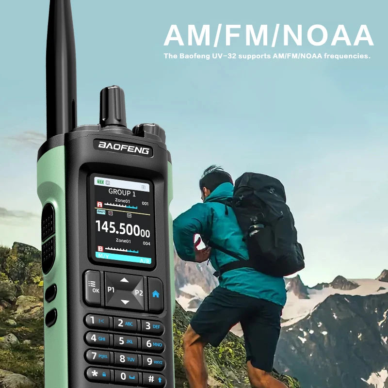 Walkie Talkie DMR GPS 10W  Multi Band