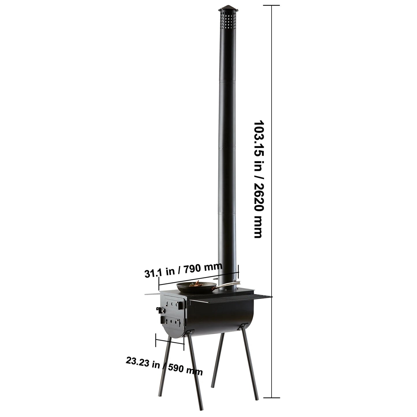 Camping Tent Stove / Wood Burning
