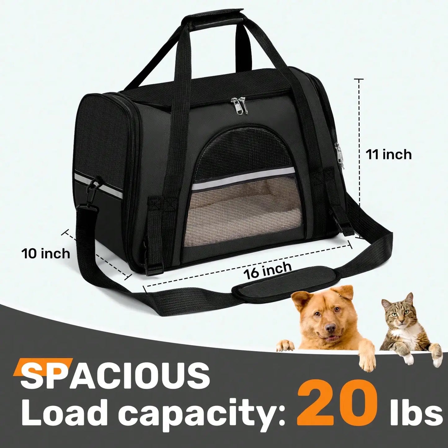 Breathable Pet Carrier Airline Approved