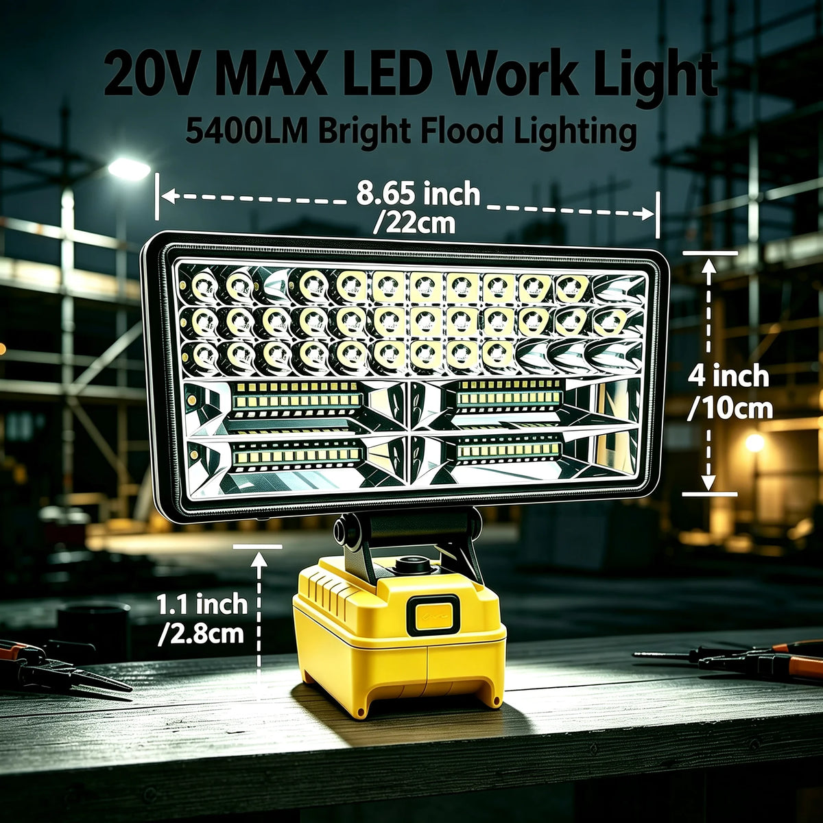 20V MAX LED Work Light, Battery Not Included