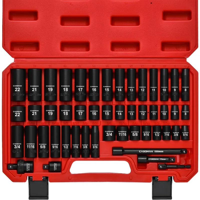 3/8" Drive Impact Socket Set