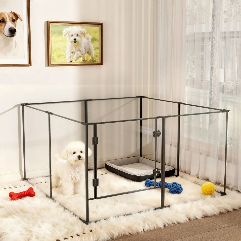 Tall Acrylic Puppy Playpen