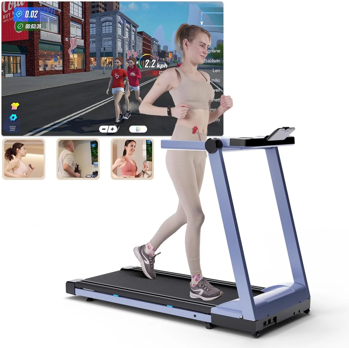 Foldable Treadmill  Adjustable