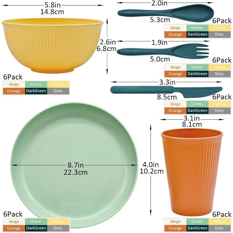 Camping Dinnerware Sets