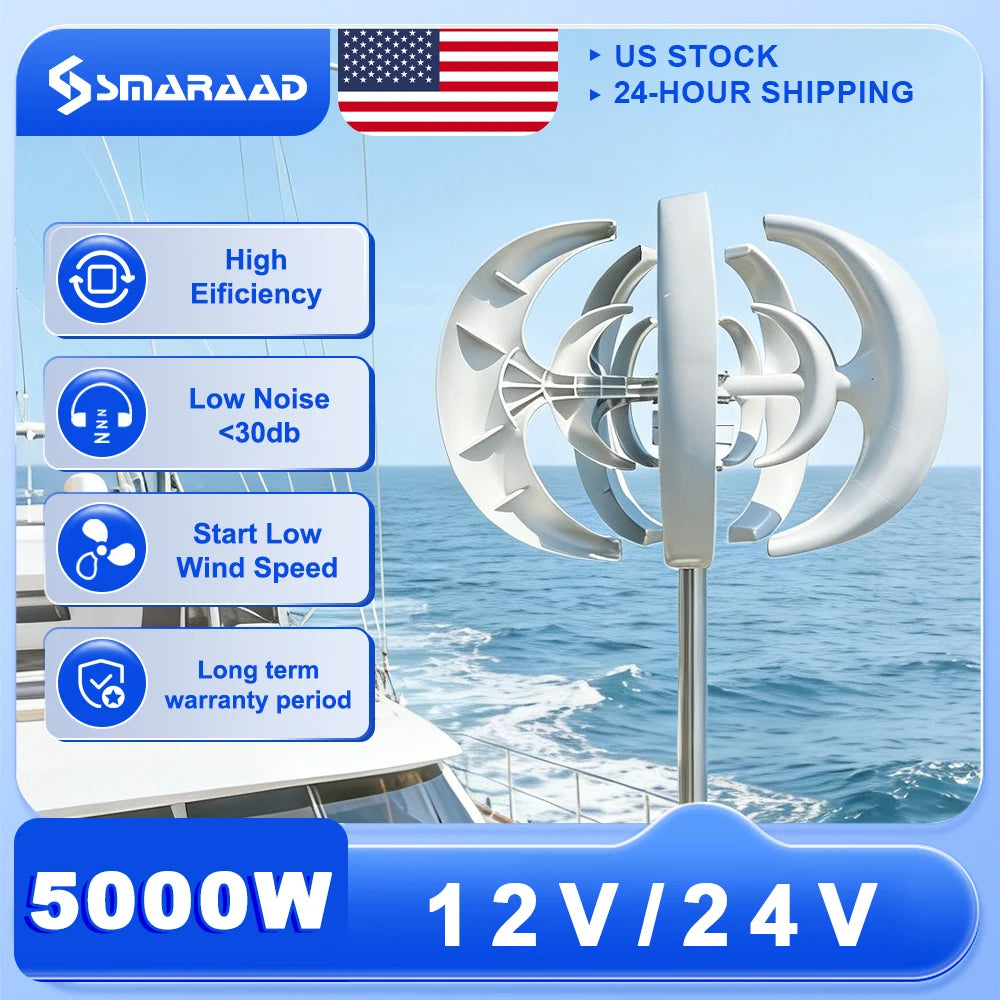 5000W Vertical Turbine