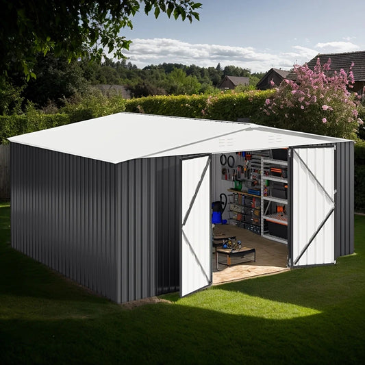 Galvanized Steel Storage Shed