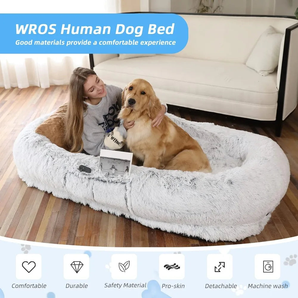 71"x45"x12" Human Dog Bed