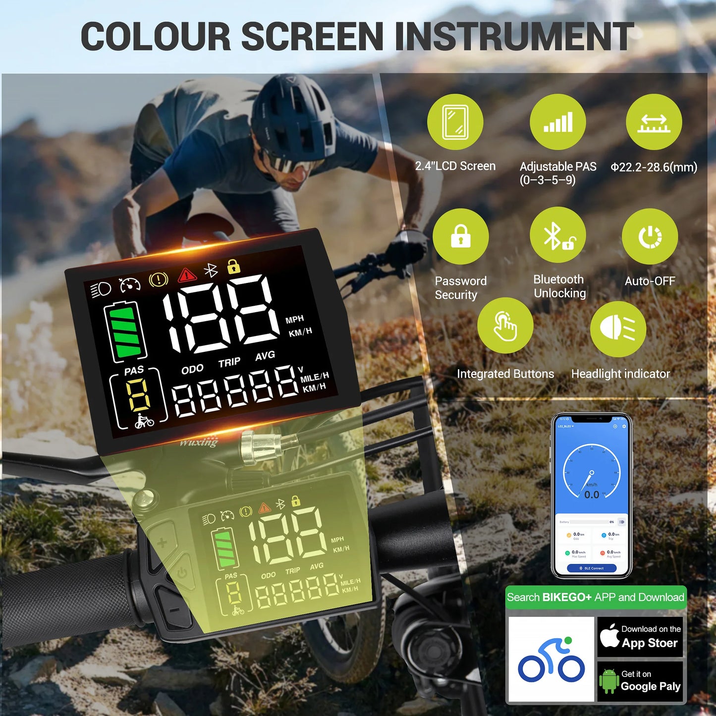 750W Front Wheel Kit, compatible with 20*4.0 size