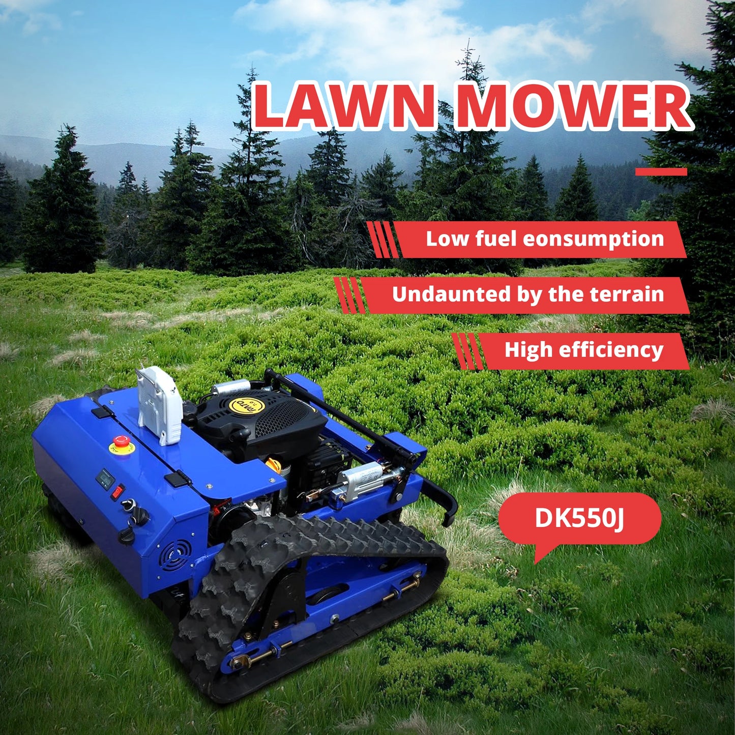 Smart Remote Lawn Mower