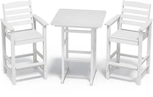 Adirondack Chairs and Bar Table Set