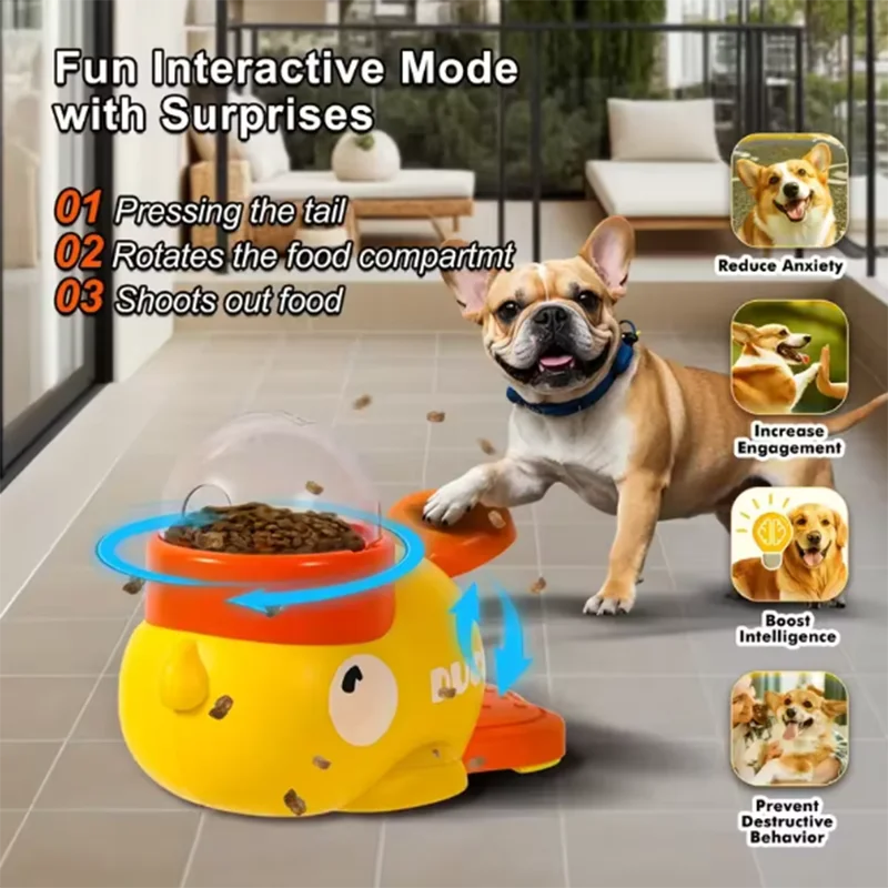 dog feeding machine, puzzle