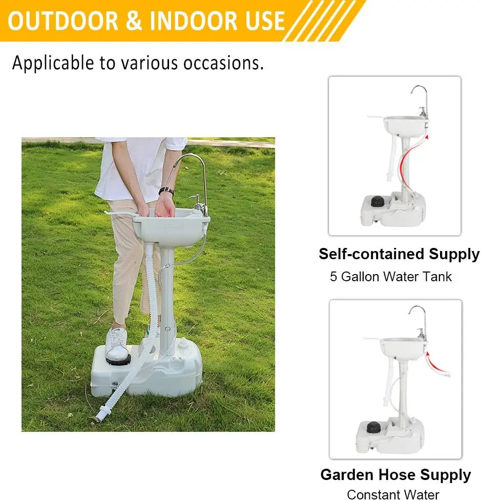 Portable Sink and Toilet Combo